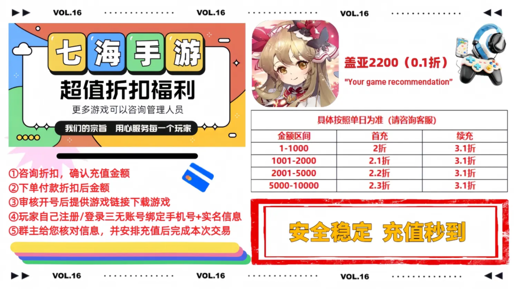 图片[2]七海手游盖亚2200-0·1折七海手游七海手游